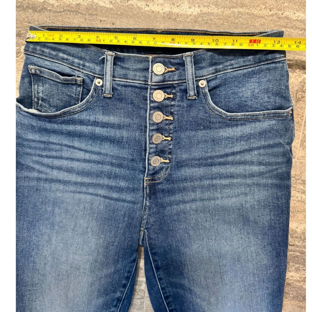 Lucky Brand Bridgette High Rise Skinny Jeans 6/28 Button Fly Ankle Women Denim - Picture 10 of 12